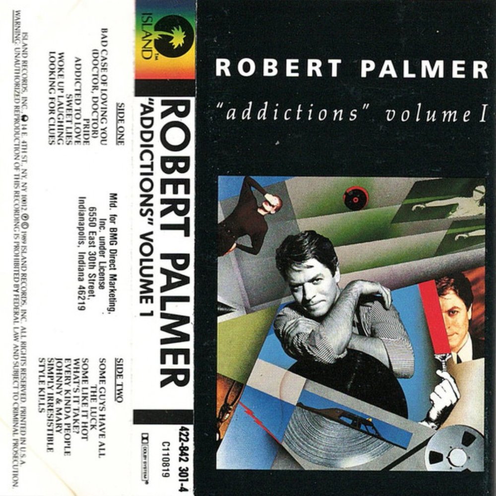 Robert Palmer ‎– Addictions Volume 1 Audio Cassette